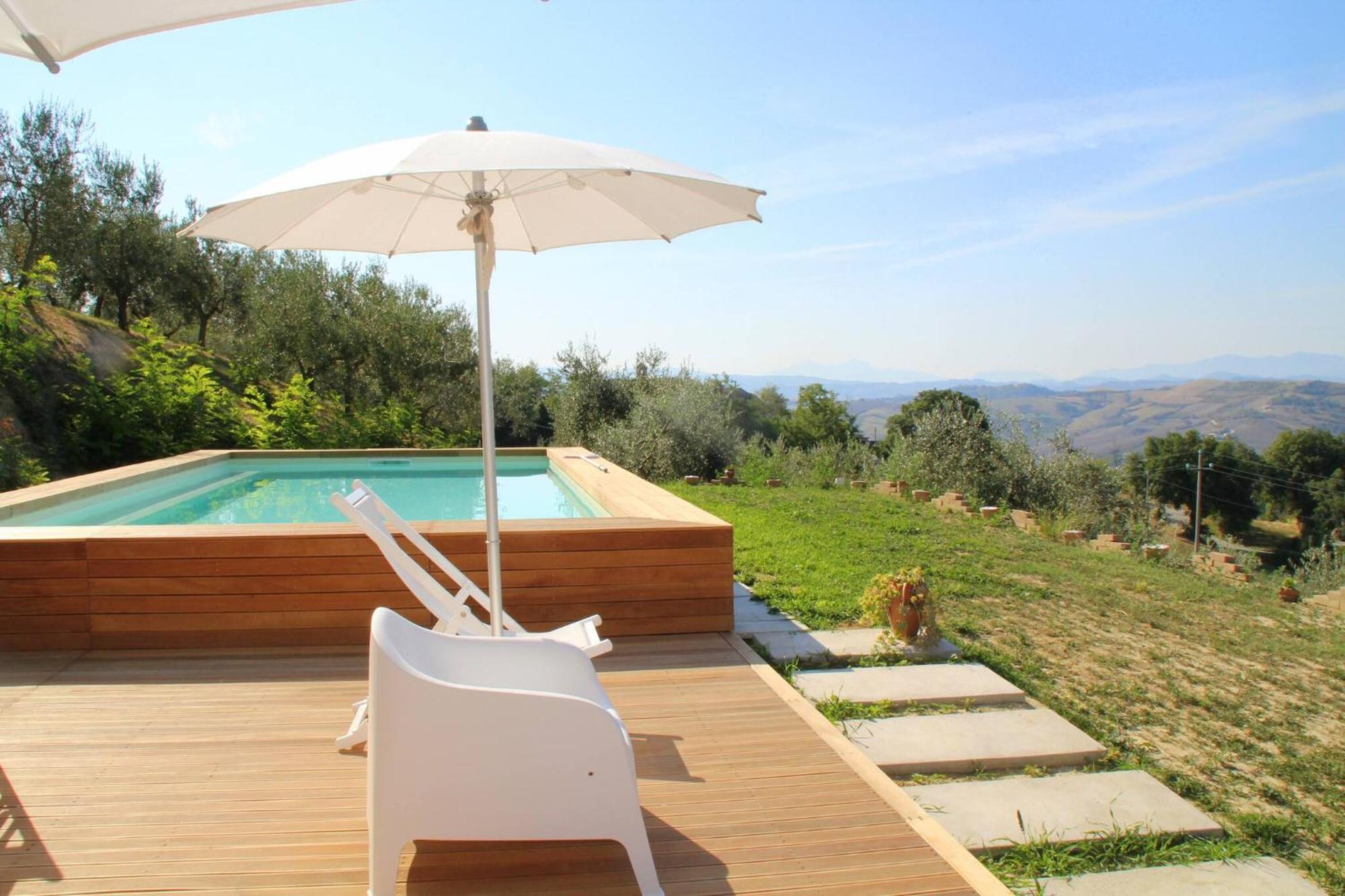 Cerreto Castello Borgo Calbianco - Private House With Pool & Aircoヴィラ エクステリア 写真