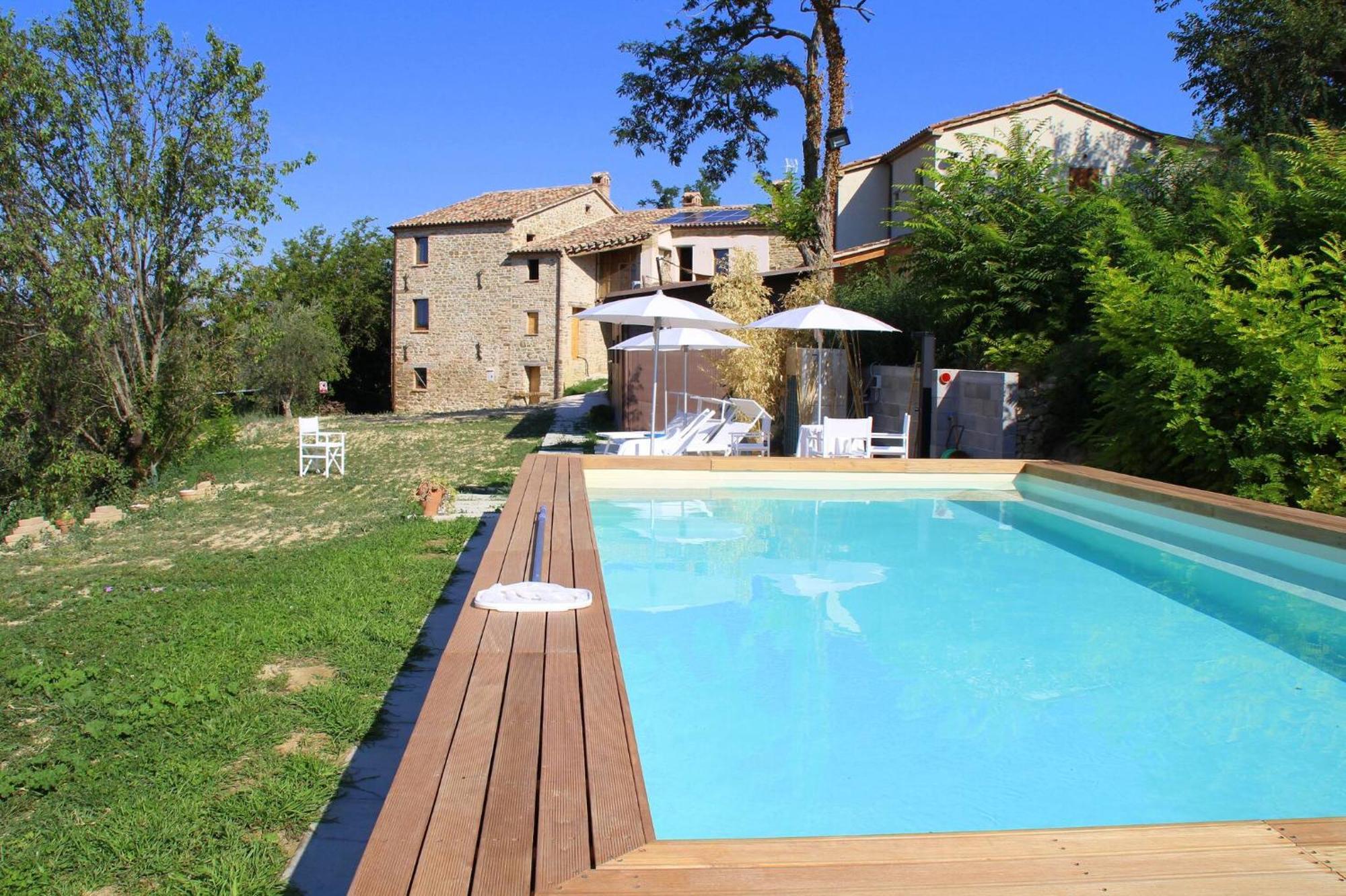 Cerreto Castello Borgo Calbianco - Private House With Pool & Aircoヴィラ エクステリア 写真